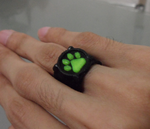 Modelo 3d de Chat noir del anillo para impresoras 3d