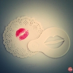  Hearts & kiss coffee decoration templates  3d model for 3d printers
