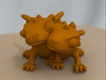  Cute dragon (remodeled)  3d model for 3d printers