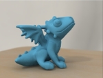  Cute dragon (remodeled)  3d model for 3d printers