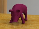  Eating boar  3d model for 3d printers