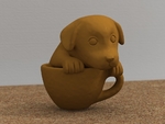 Modelo 3d de Taza de té cachorro para impresoras 3d