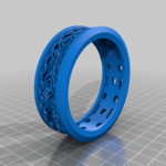 Modelo 3d de Anillo para impresoras 3d