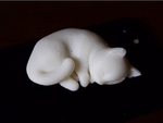  Sleeping kitten  3d model for 3d printers