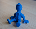  Sitting puppet  3d model for 3d printers