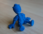 Sitting puppet  3d model for 3d printers