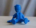  Sitting puppet  3d model for 3d printers