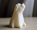  Sitting dog  3d model for 3d printers