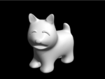  Dog  3d model for 3d printers