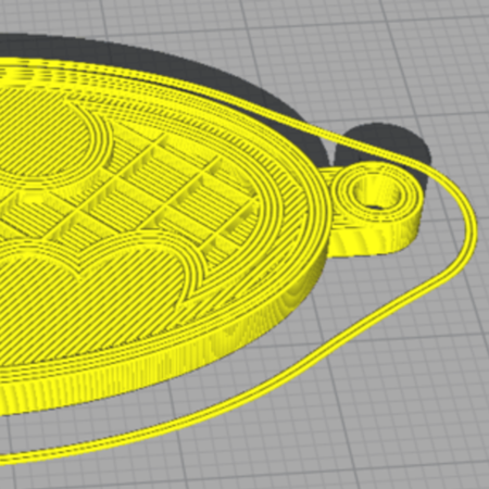 Modelo 3d de Batman clave de la cadena de para impresoras 3d