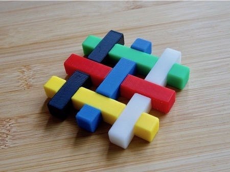  Lattice puzzle (remodeled)  3d model for 3d printers