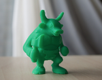 Modelo 3d de Minotauro con un hacha para impresoras 3d