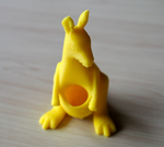  袋鼠 3D 打印机的 3D 模型