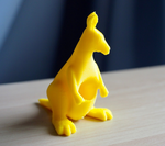  袋鼠 3D 打印机的 3D 模型