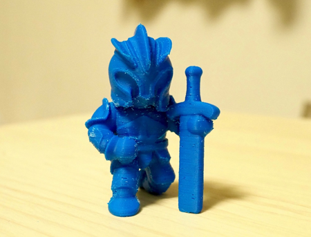  Kneeling knight  3d model for 3d printers