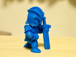  Kneeling knight  3d model for 3d printers