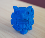  Funny shisa -open mouth-  3d model for 3d printers