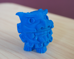 Modelo 3d de Divertido shisa abierto la boca - para impresoras 3d