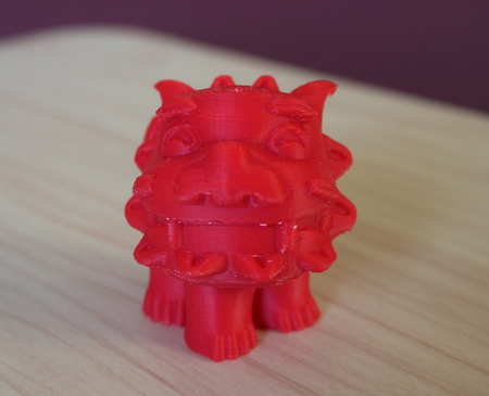 Modelo 3d de Divertido shisa -cierra la boca- para impresoras 3d