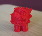  Funny shisa -closed mouth-  3d model for 3d printers