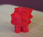 Modelo 3d de Divertido shisa -cierra la boca- para impresoras 3d