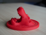  Hippo in water  3d model for 3d printers