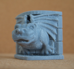  Gargoyle wall sculpture  3d model for 3d printers