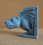  Gargoyle wall sculpture  3d model for 3d printers