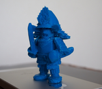 Modelo 3d de Samurai con armadura para impresoras 3d