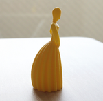  Posing lady  3d model for 3d printers