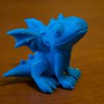  Cute dragon  3d model for 3d printers