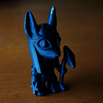  Standing anubis  3d model for 3d printers