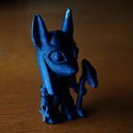 Modelo 3d de De pie anubis para impresoras 3d