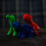  Cute tyrannosaurus rex  3d model for 3d printers