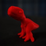  Cute tyrannosaurus rex  3d model for 3d printers