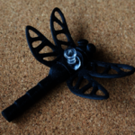  Dragonfly - push pin  3d model for 3d printers