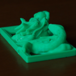 Modelo 3d de Dragón en la nube para impresoras 3d