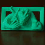  Dragon in the cloud  3d model for 3d printers