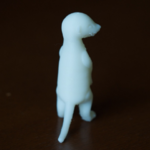  Standing meerkat  3d model for 3d printers