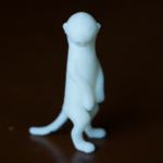  Standing meerkat  3d model for 3d printers