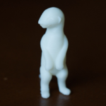  Standing meerkat  3d model for 3d printers