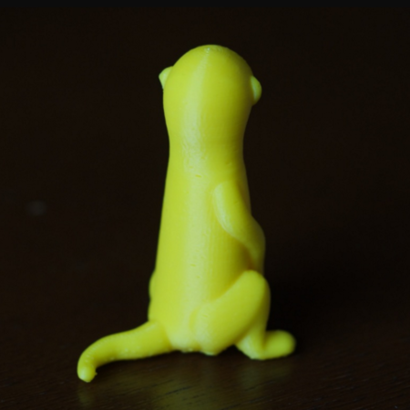 Modelo 3d de Sentado suricata para impresoras 3d