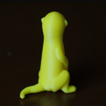 Sitting meerkat  3d model for 3d printers