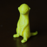  Sitting meerkat  3d model for 3d printers