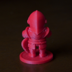  Standing knight  3d model for 3d printers