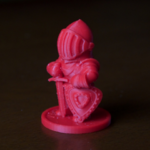  Standing knight  3d model for 3d printers