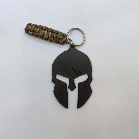 Spartan helmet Keychain