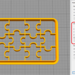 Modelo 3d de Las formas de las galletas y pan de jengibre de puzzle para impresoras 3d