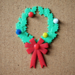  Wreath & ribbon - push pin  3d model for 3d printers