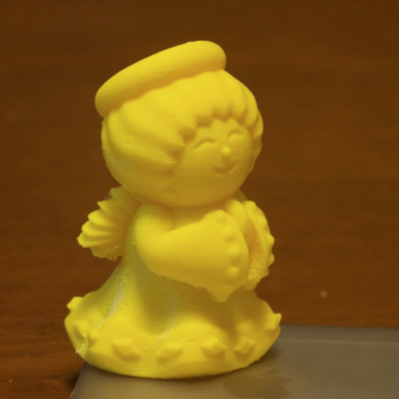 Modelo 3d de Orando ángel para impresoras 3d